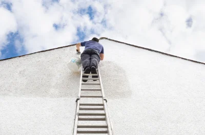 Peinture extérieure à la Guillermie — façades et ravalement